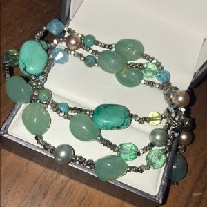 Turquoise 3strand bracelet
